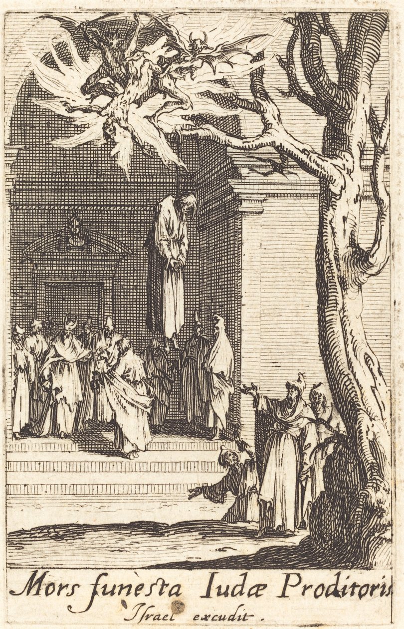 Judas død av Jacques Callot