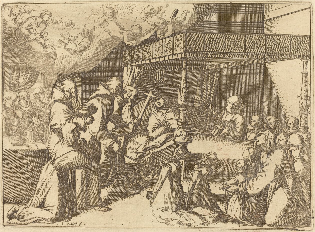 Dronningens død av Jacques Callot
