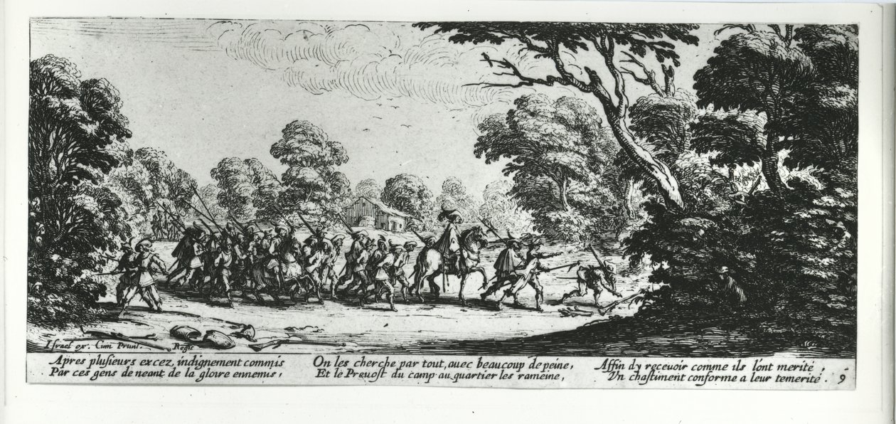 The Discovery of the Brigands, plate 9 fra 