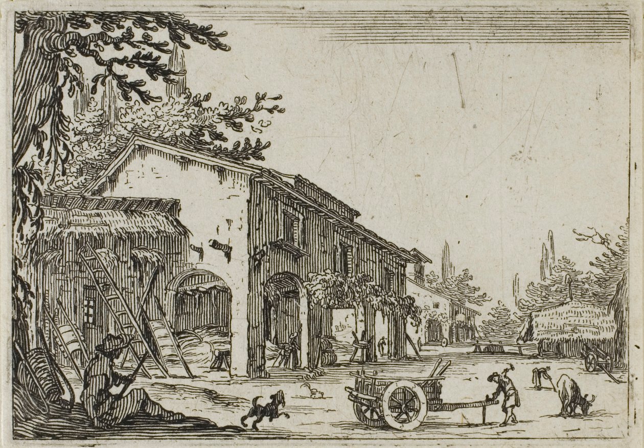 Fabrikken, fra The Caprices av Jacques Callot