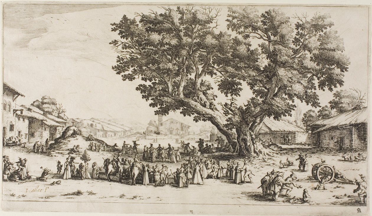 Messen i Gondreville av Jacques Callot