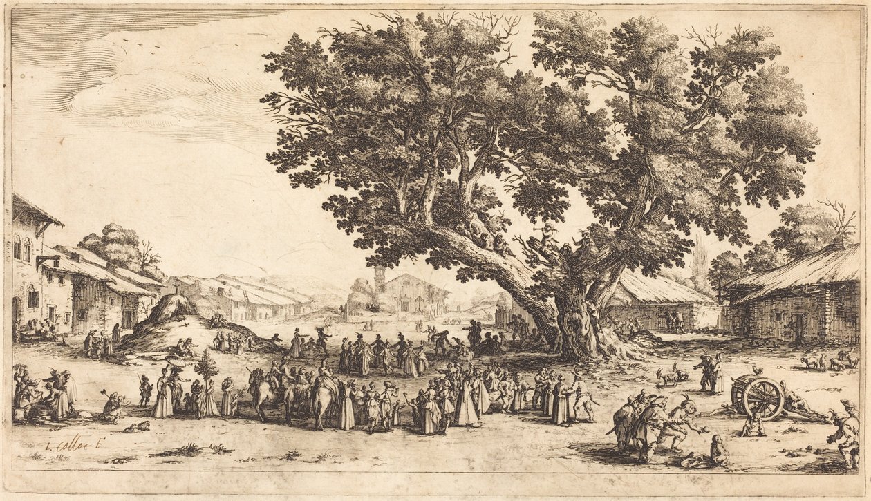 Markedet i Xeuilley av Jacques Callot