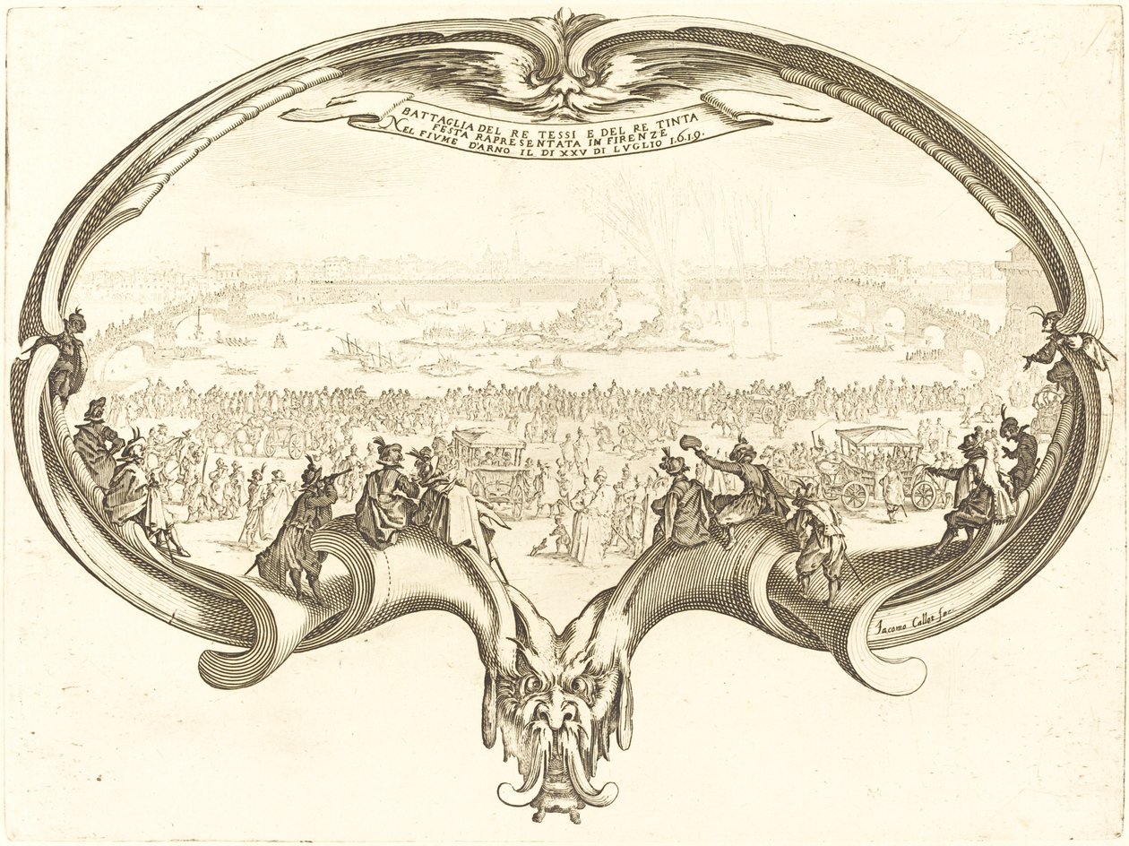 The Fan, 1619. av Jacques Callot