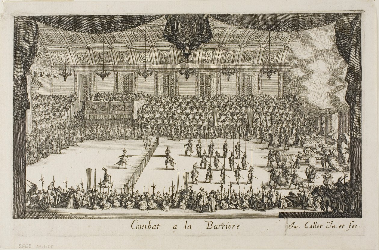 The Grand Tournament: The Combat av Jacques Callot