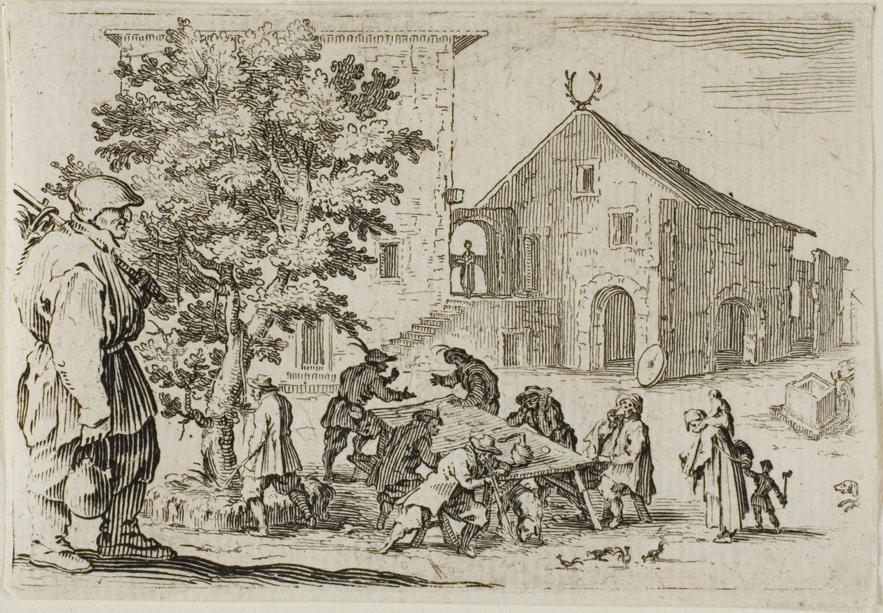 The Inn, fra The Caprices av Jacques Callot