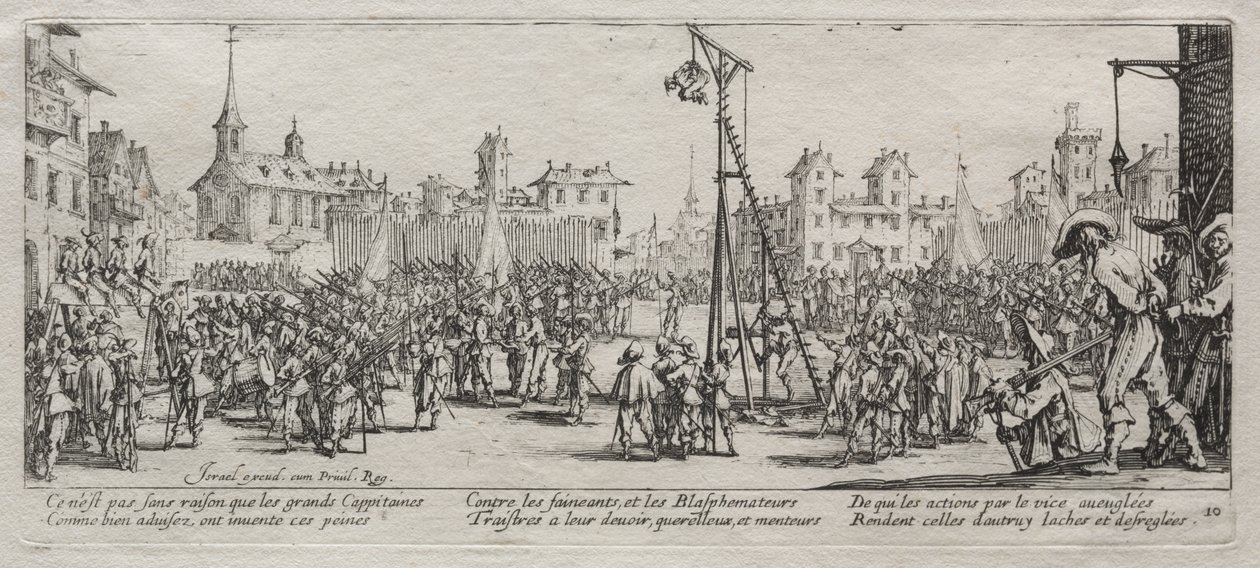 The Large Miseries of War: The Strappado av Jacques Callot