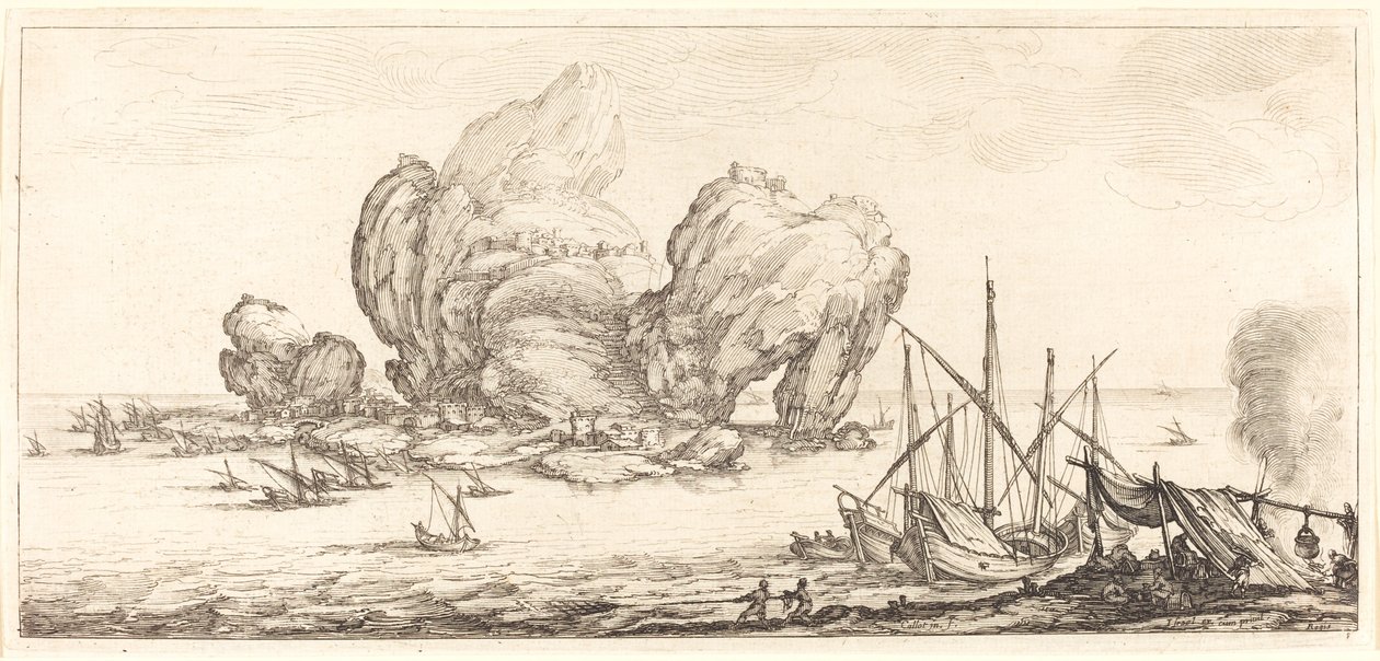 Den store steinen av Jacques Callot
