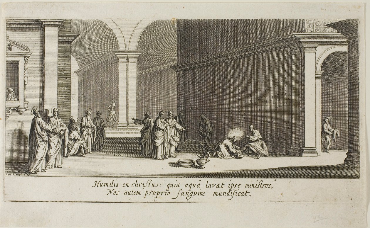 The Large Rock, fra forskjellige scener designet i Firenze av Jacques Callot