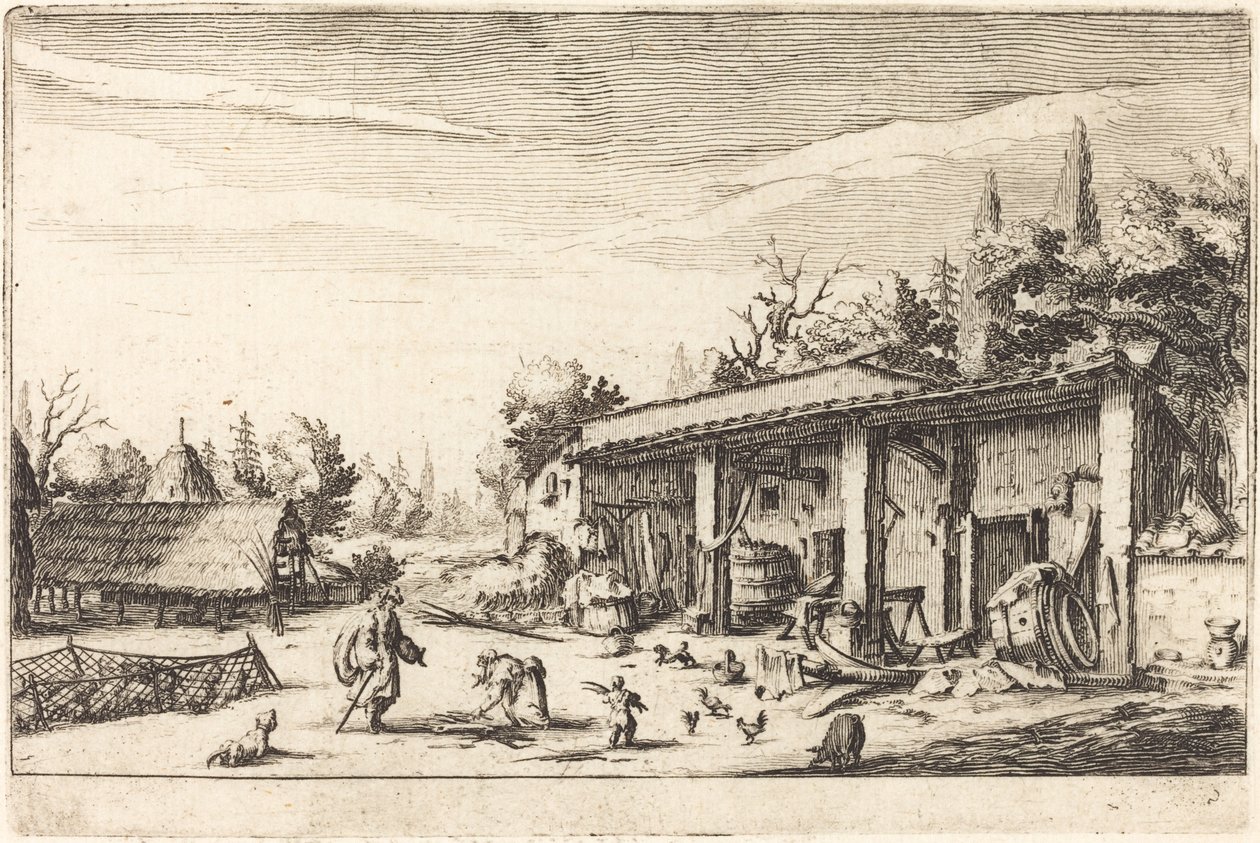 Den lille gården av Jacques Callot