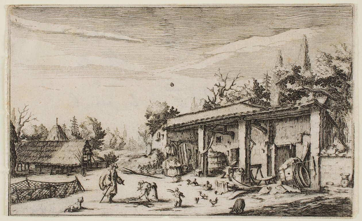 Den lille gården av Jacques Callot