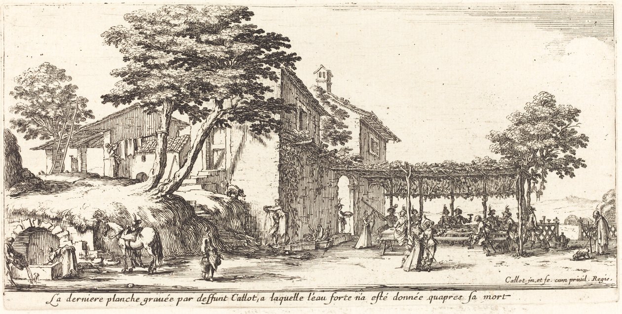 The Little Trellis, 1635. av Jacques Callot