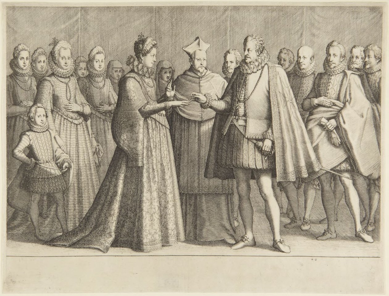 Ferdinand Is ekteskap av Jacques Callot