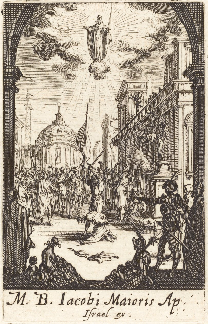 The Martyrdom of Saint James Major, ca. 16341635. av Jacques Callot