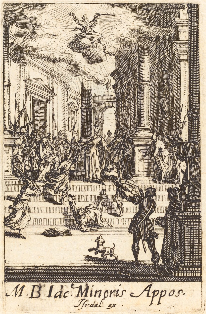 The Martyrium of Saint James Minor, ca. 16341635. av Jacques Callot