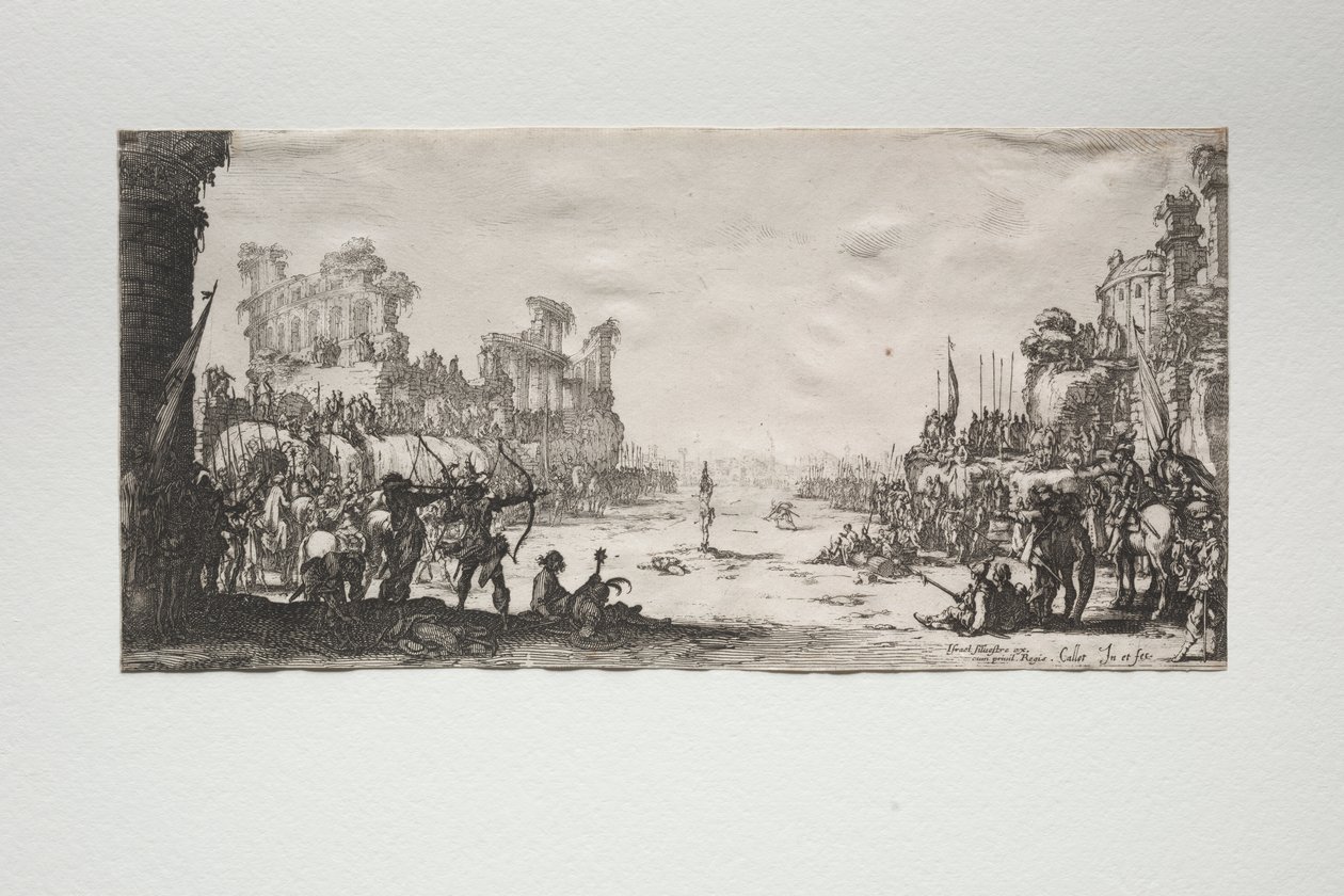 St. Sebastians martyrium av Jacques Callot
