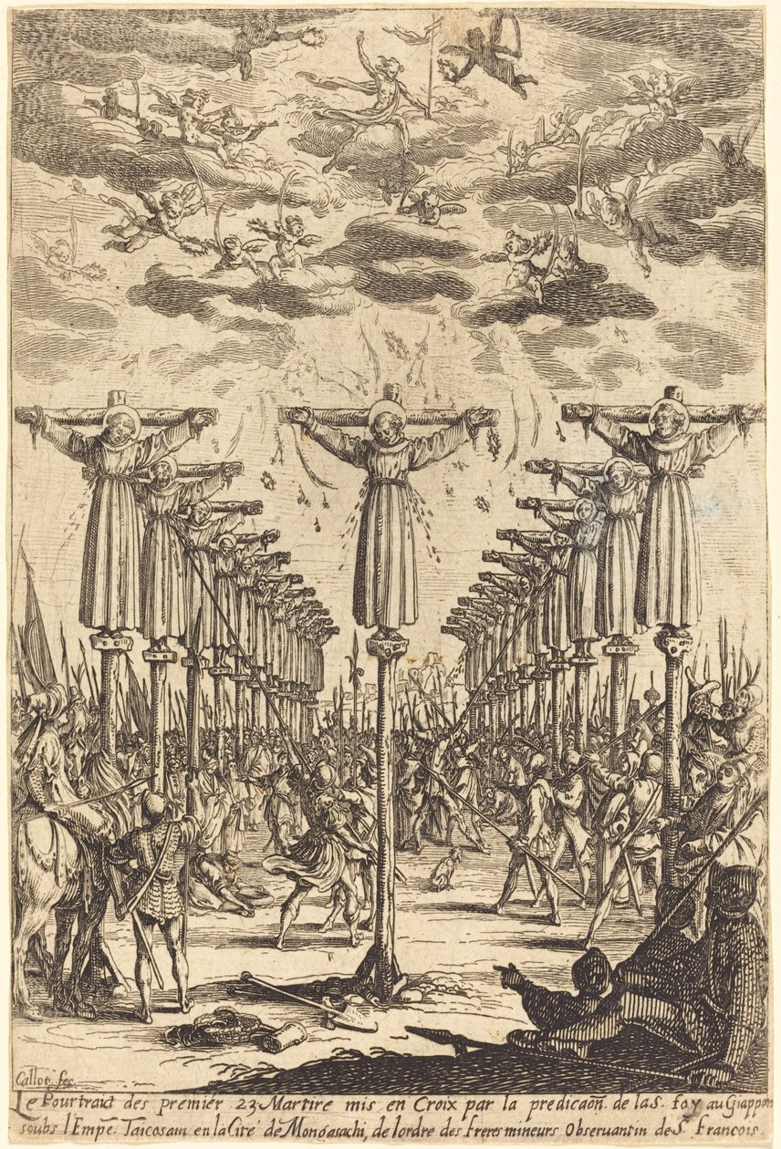 Martyrene i Japan av Jacques Callot