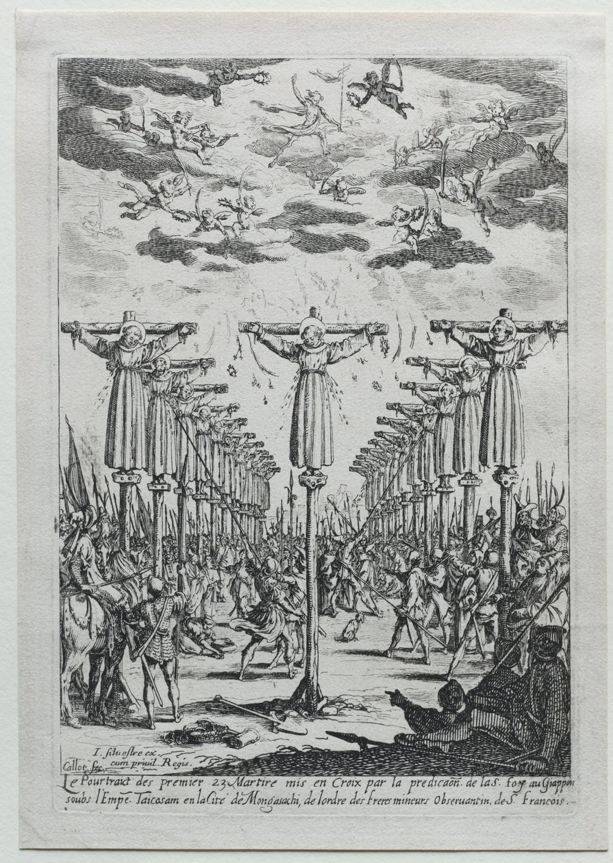 Martyrene i Japan av Jacques Callot