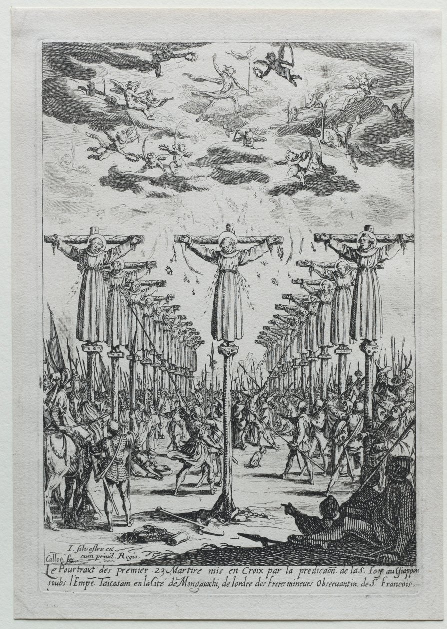 Martyrene i Japan. av Jacques Callot