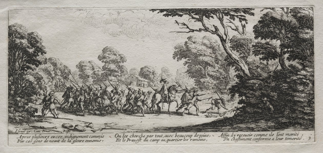 The Miseries of War: Arrest of Malefactors av Jacques Callot