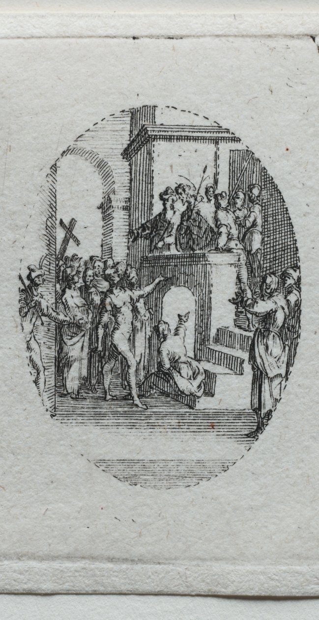 Lidenskapens mysterier: Kristus presentert for folket av Jacques Callot