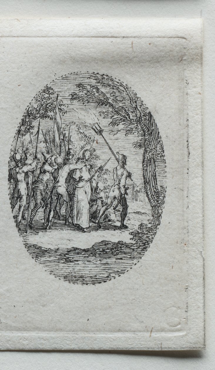 Lidenskapens mysterier: Kristus tatt til fange av Jacques Callot