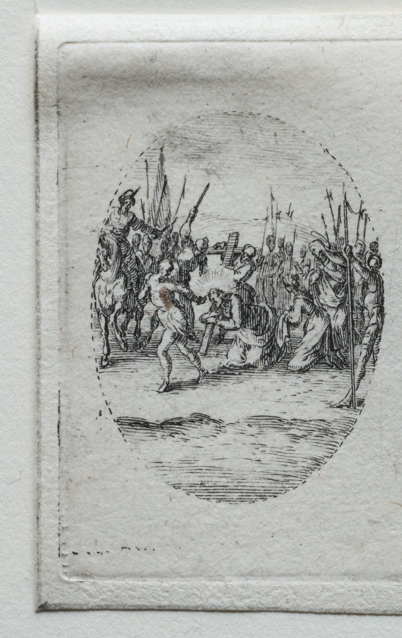 Lidenskapens mysterier: Korsbæringen av Jacques Callot