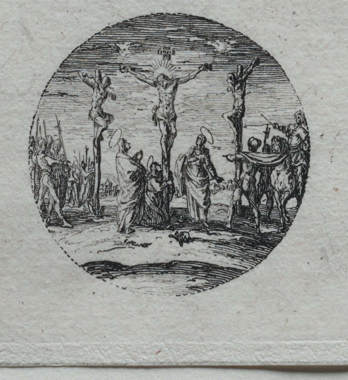Lidenskapens mysterier: Nedstigningen fra korset av Jacques Callot