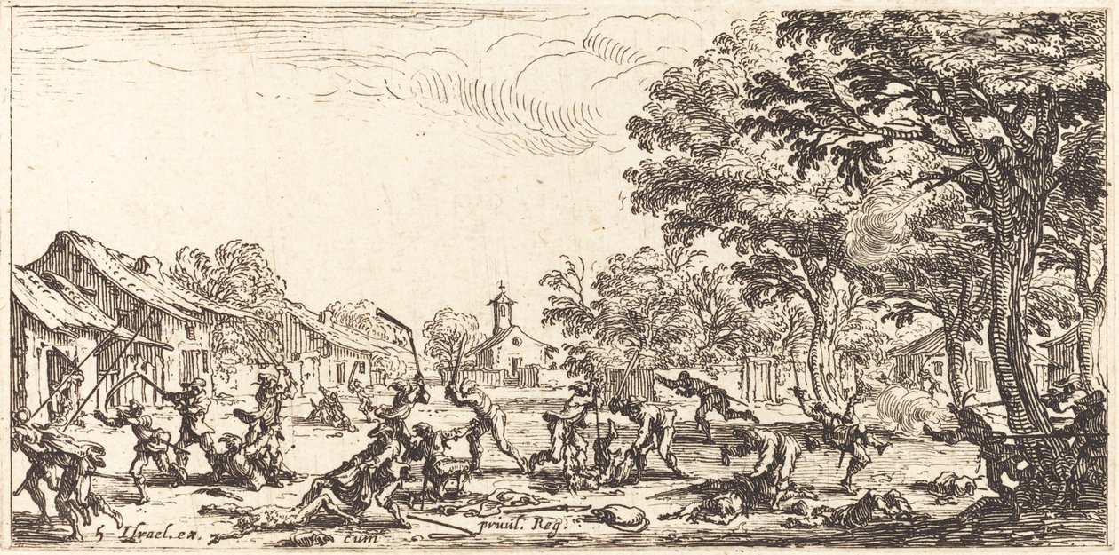 Bøndernes hevn av Jacques Callot