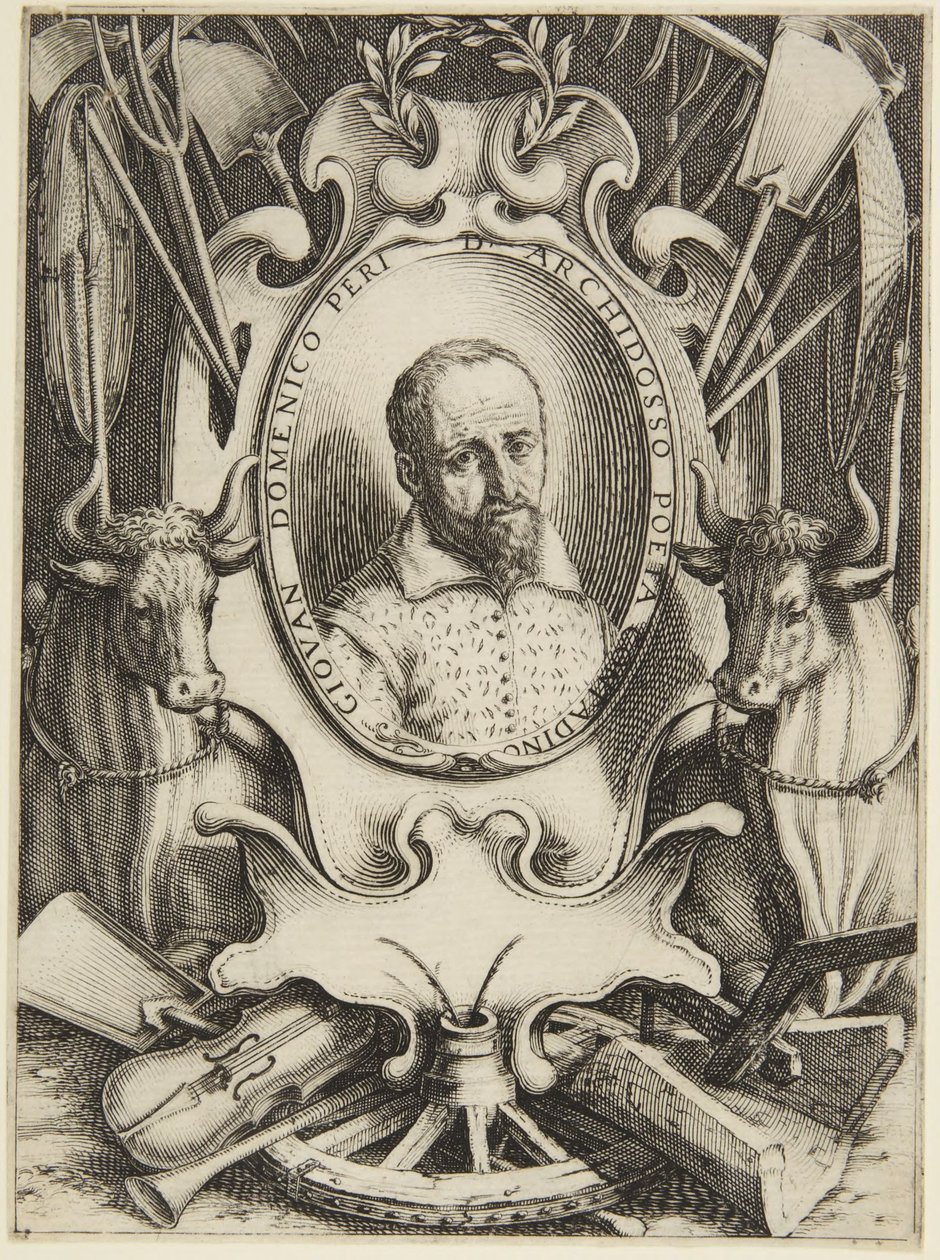 Portrettet av Giovanni Domenico Peri av Jacques Callot
