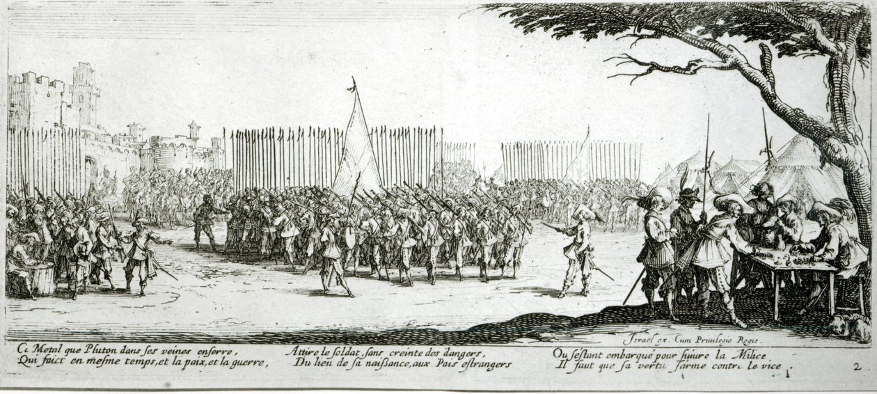 The Raising of an Army, plate 2 fra 