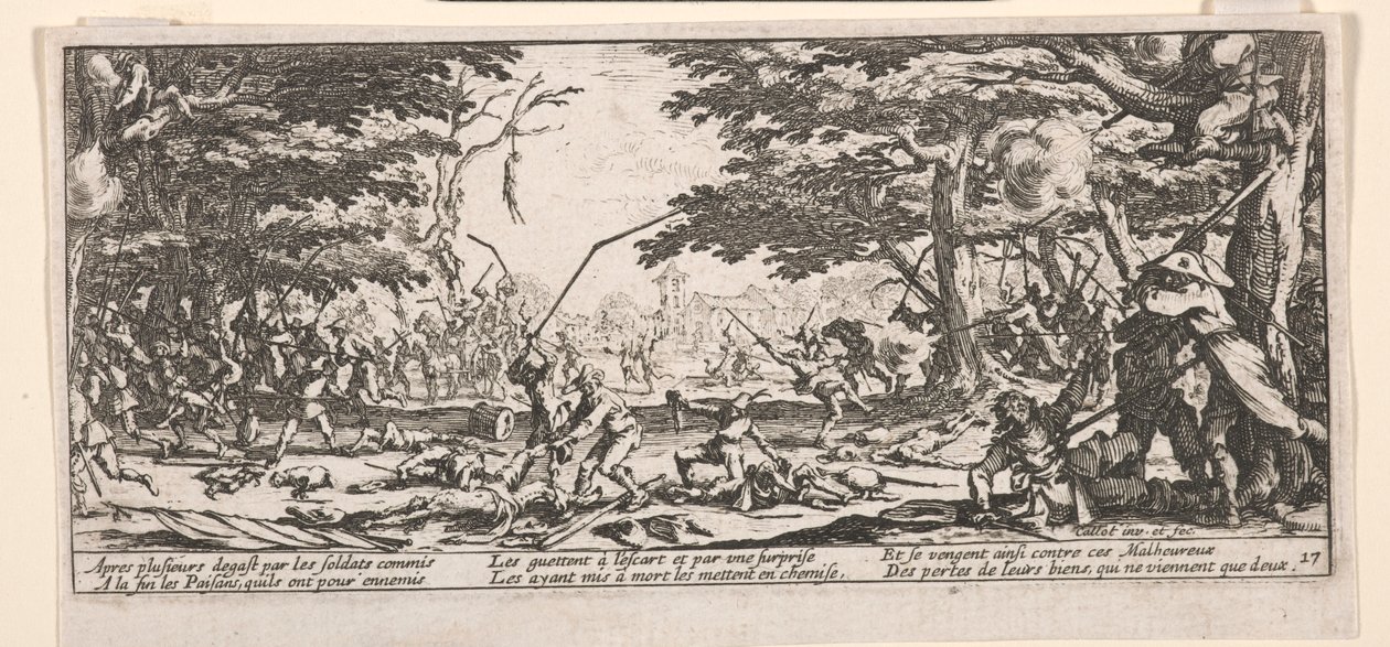 Bøndernes hevn av Jacques Callot