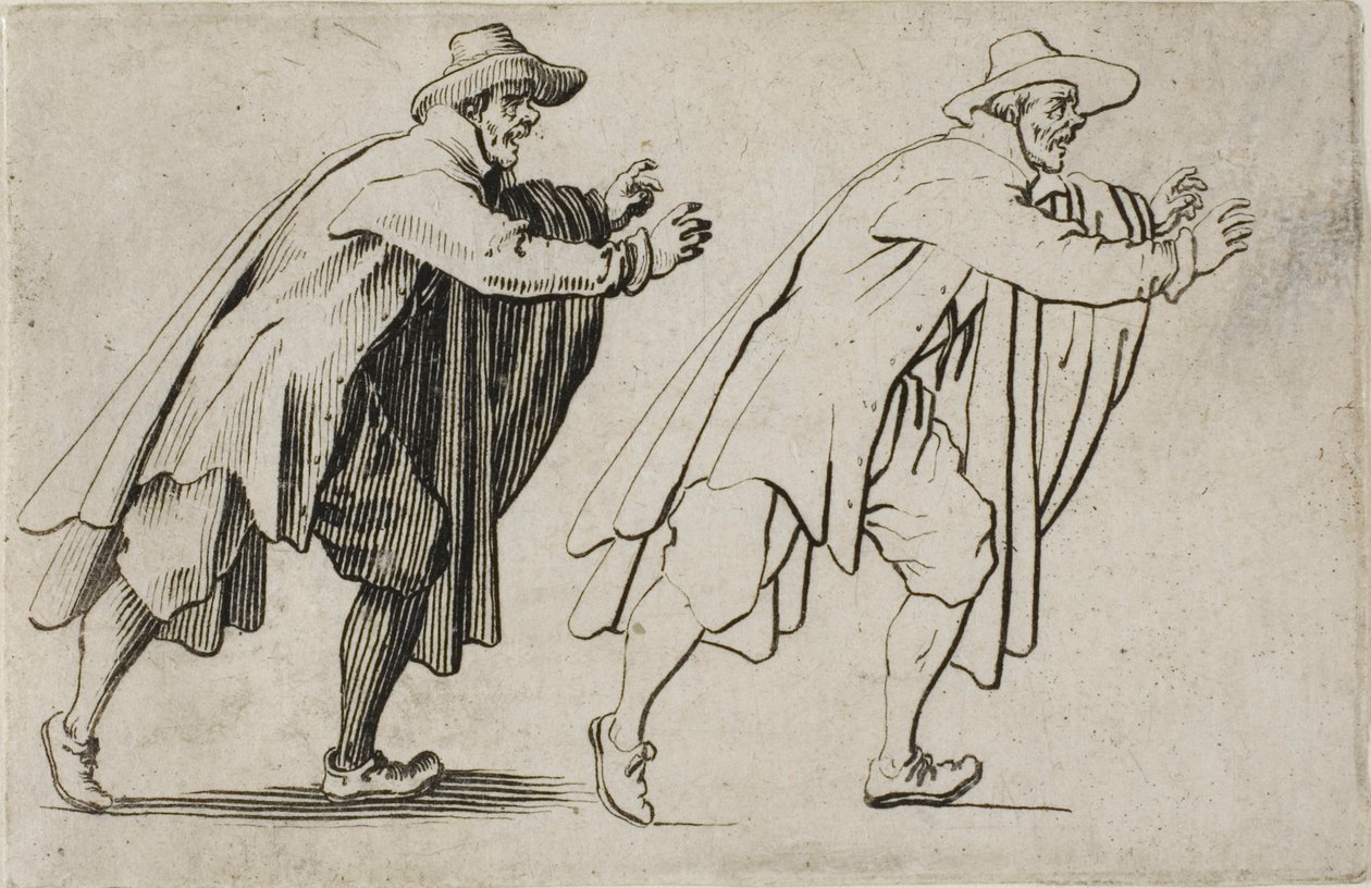 The Running Man, fra The Caprices av Jacques Callot