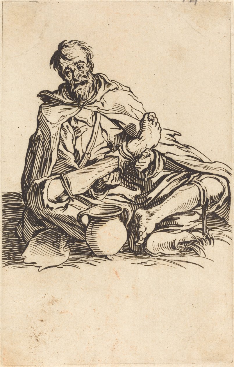 Den syke mannen av Jacques Callot