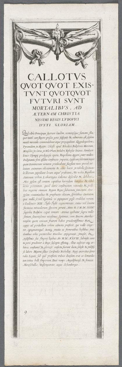 Beleiringen av La Rochelle: Plate 8, 1628-1630. av Jacques Callot
