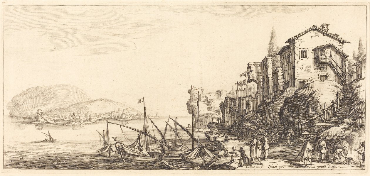Den lille havnen av Jacques Callot