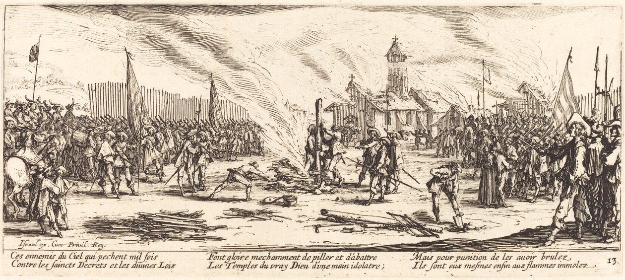 Staven, ca. 1633. av Jacques Callot