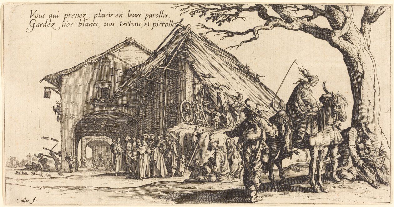 Stoppestedet av Jacques Callot