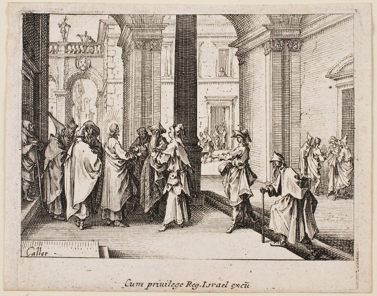 Skattepengene, fra serien «Det nye testamentet» av Jacques Callot