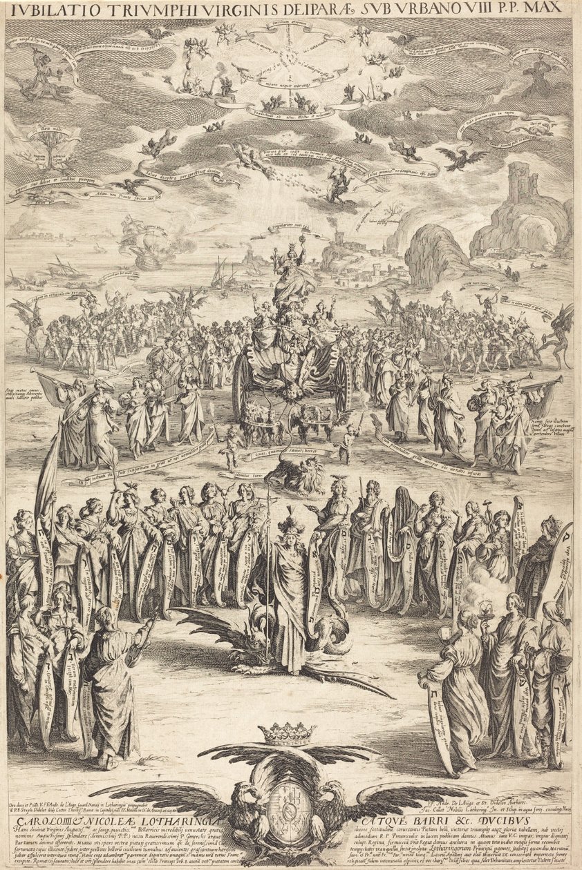 Jomfruens triumf av Jacques Callot