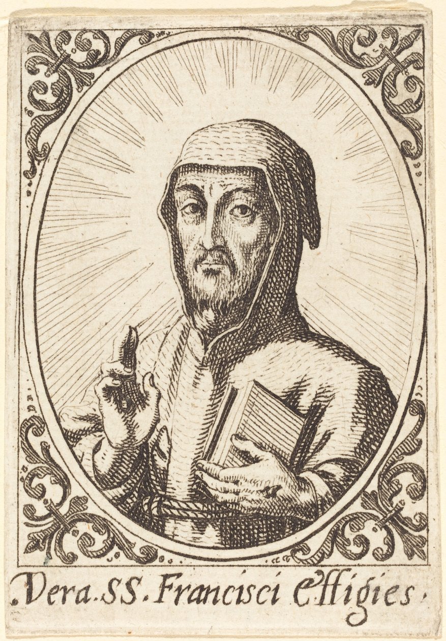 Den sanne avbildingen av Saint Francis av Jacques Callot