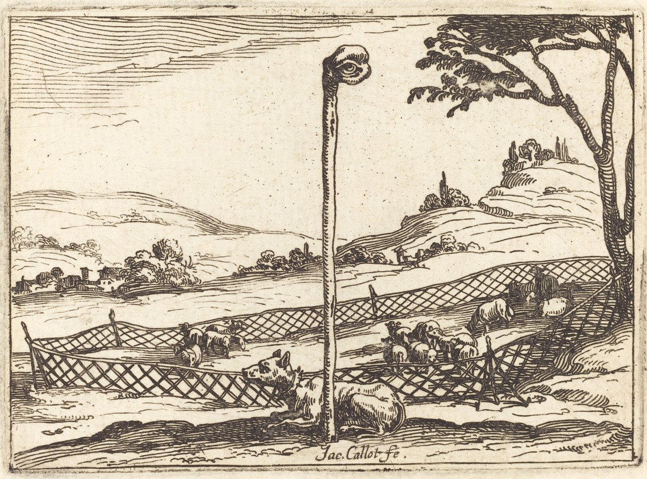 Det årvåkne øyet av Jacques Callot