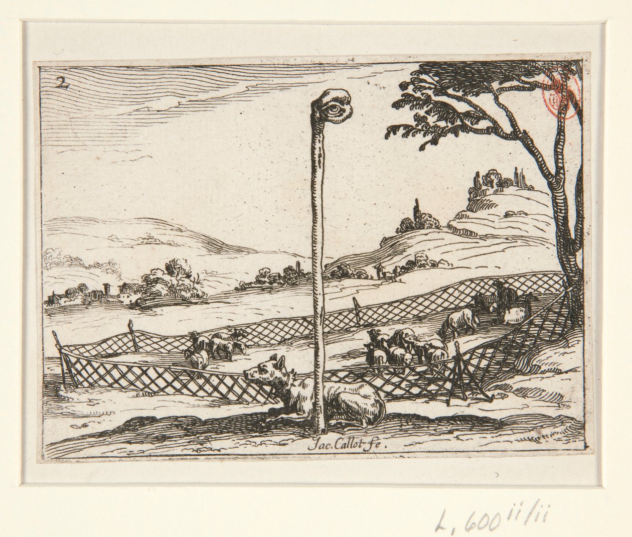 The Vigilant Eye - nei. 2 fra serien av Jacques Callot