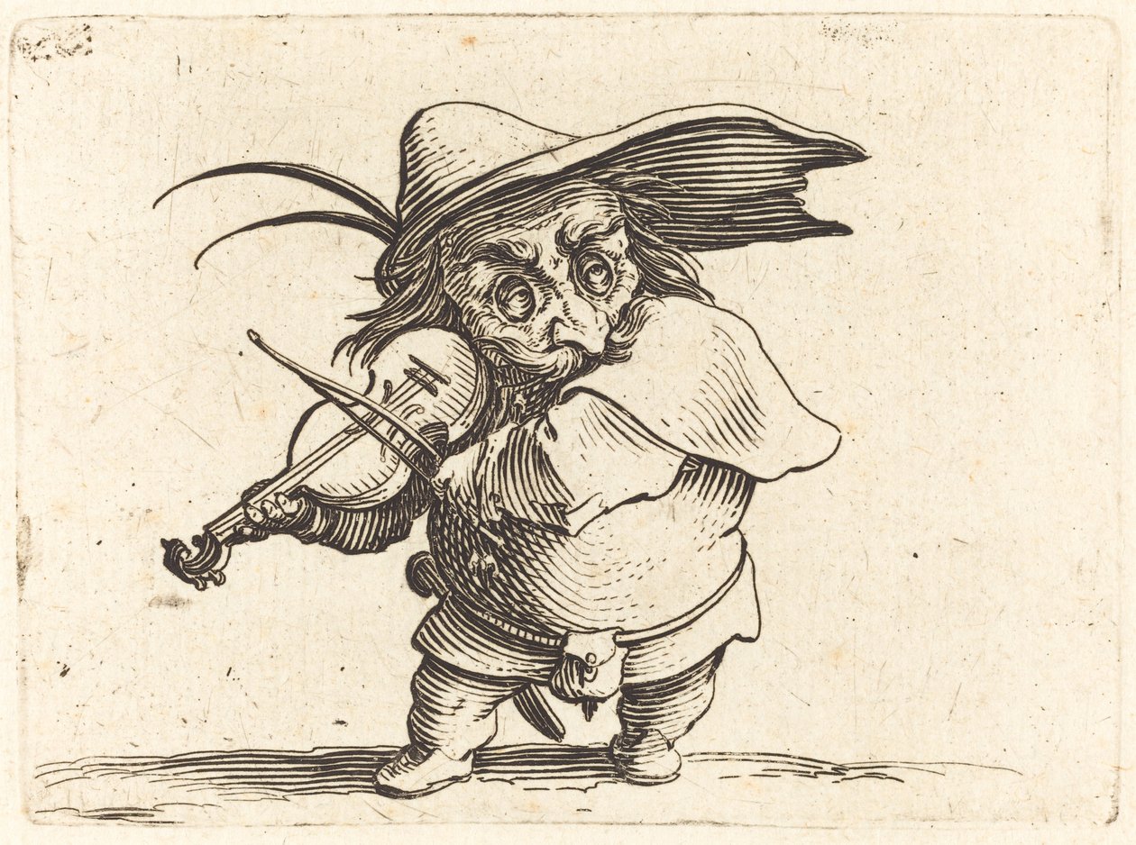 Fiolinspilleren av Jacques Callot