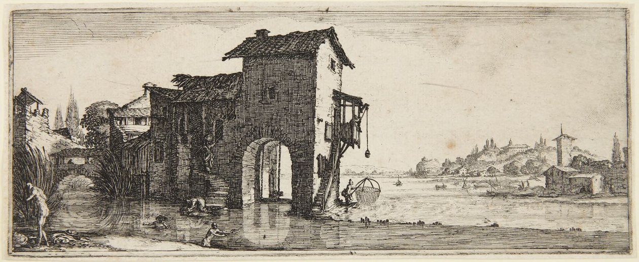 Vannmøllen av Jacques Callot