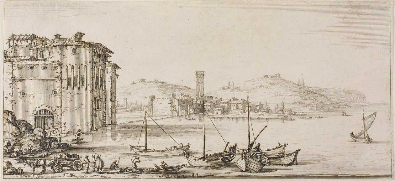 The Zany One eller Scapin, fra Three Italian Comedians av Jacques Callot