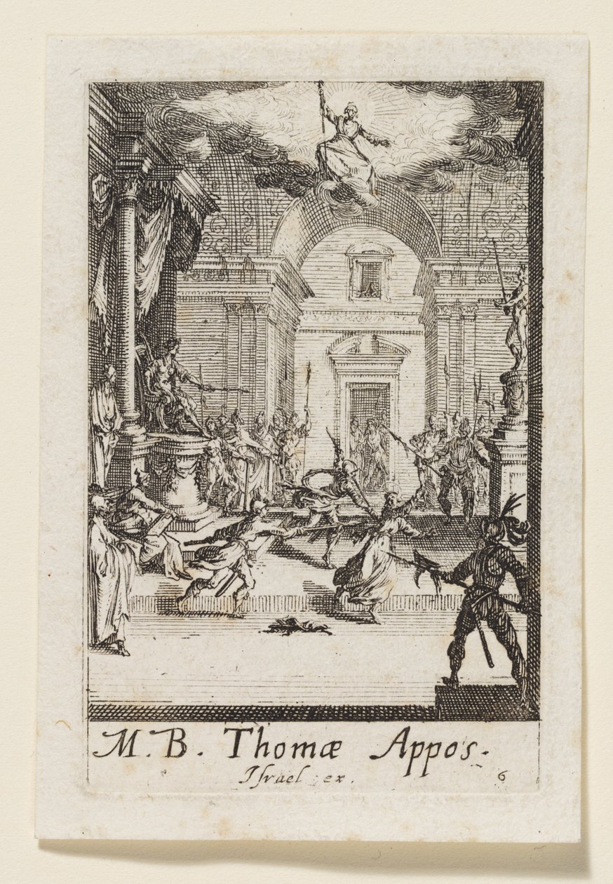 Apostelen Thomas (Thomas Appos.) av Jacques Callot
