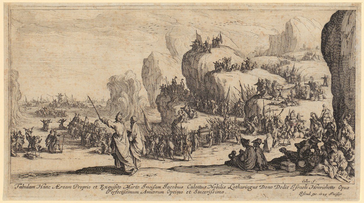 Tropper forlater skipene sine av Jacques Callot