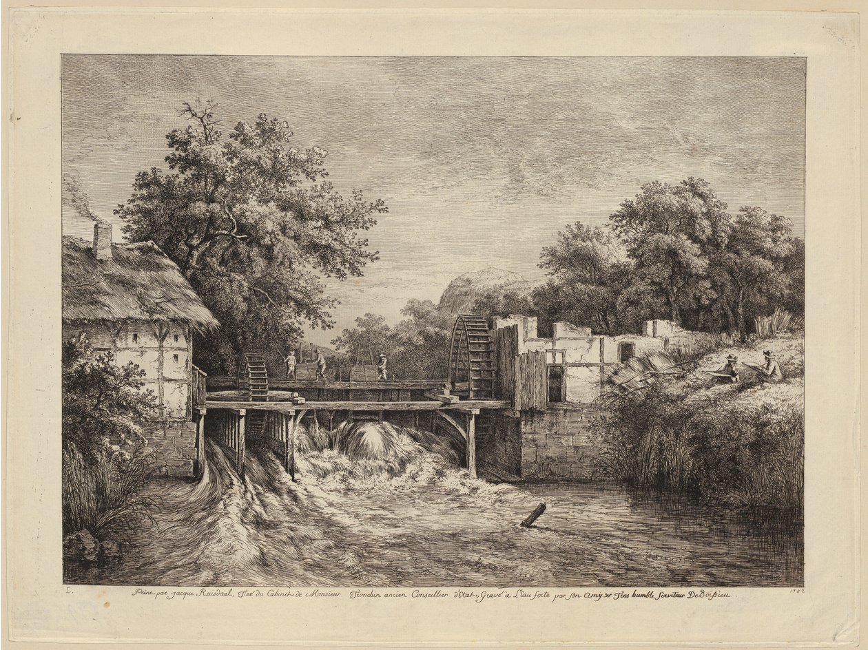 Vorhut, side 2 i serien «Die Bohémiens» av Jacques Callot