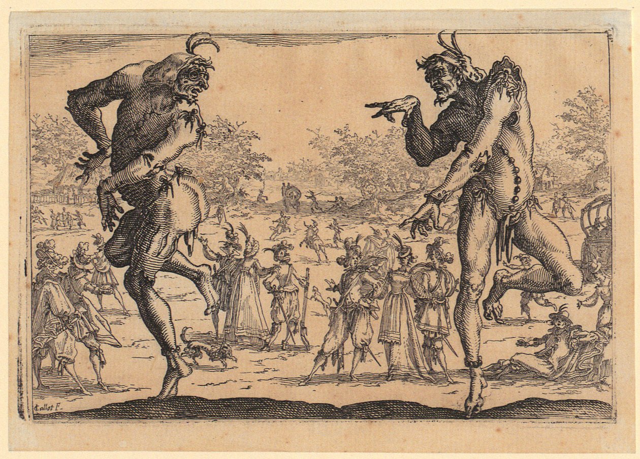 To Pantaloni av Jacques Callot
