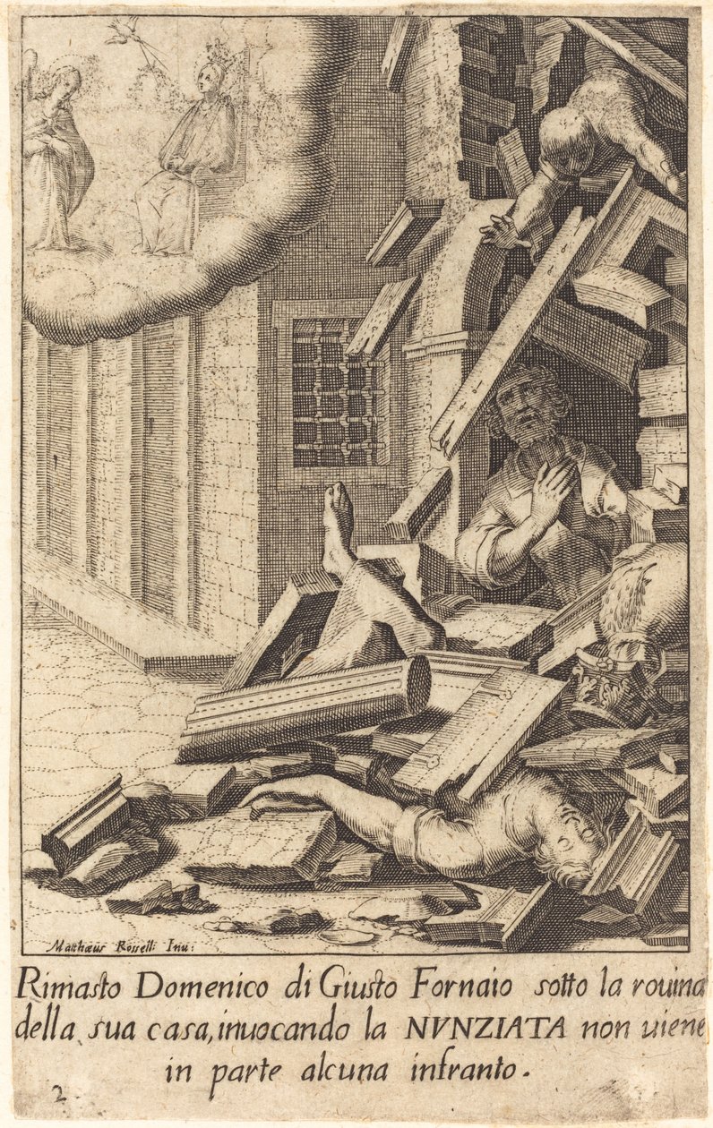 Domenico di Giusto av Jacques Callot after Matteo Rosselli